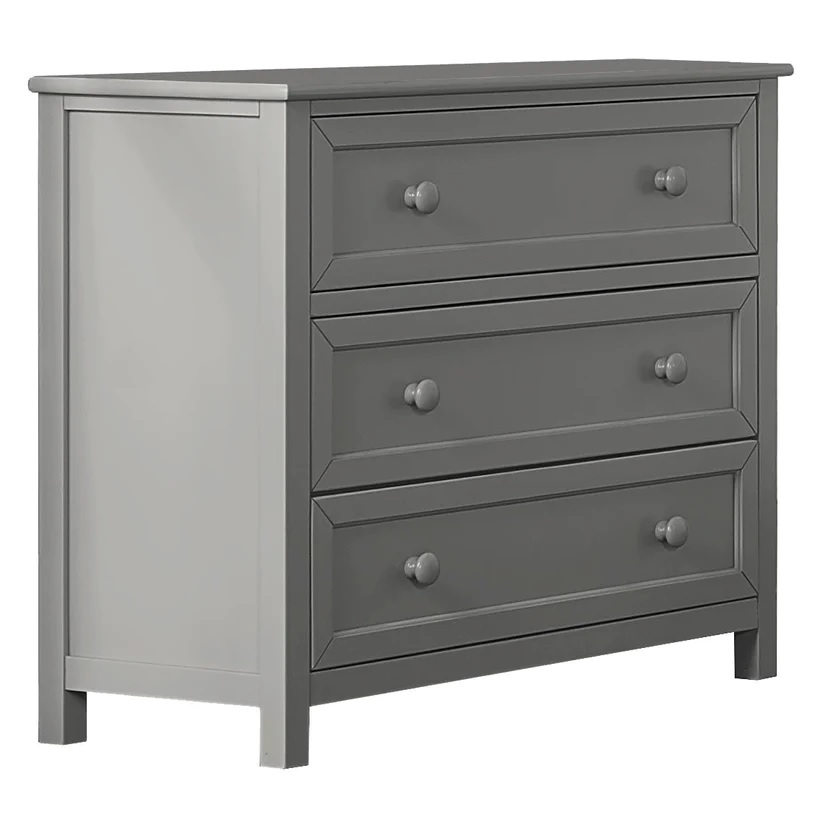 Hillsdale Schoolhouse 4.0 Wood 3 Drawer Chest, Gray