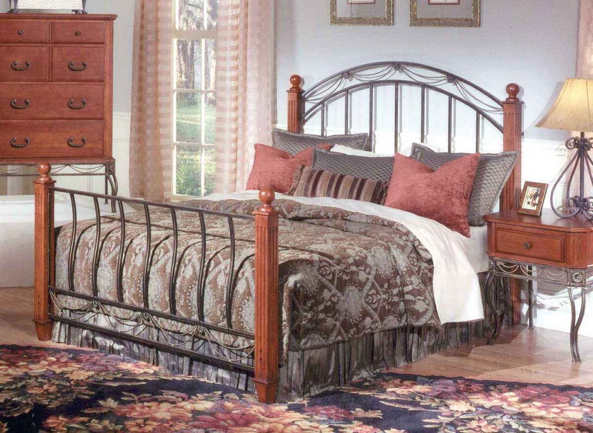 Hillsdale Camelot Cherry Wooden Post Bed 171CWDBed
