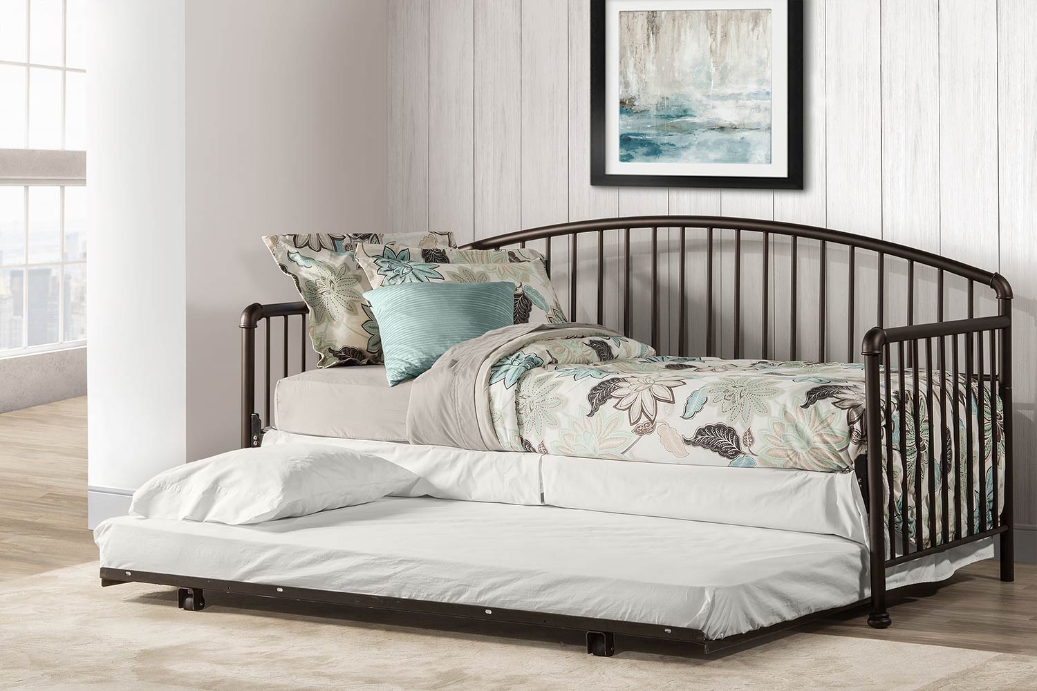 Hillsdale Brandi Daybed with Trundle - Oiled Bronze