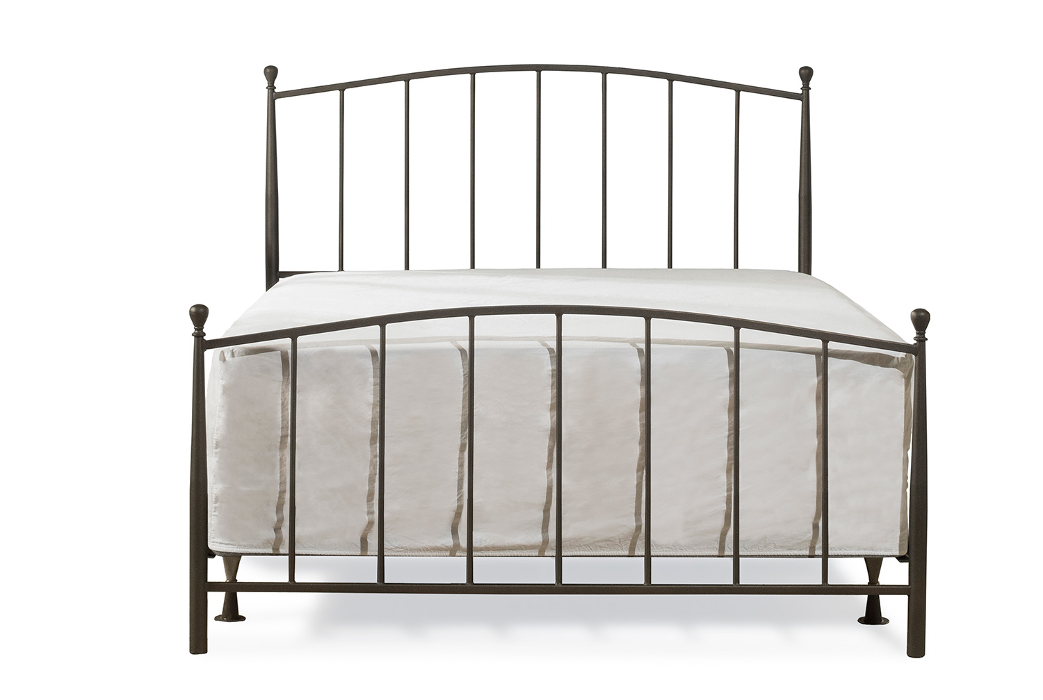 Hillsdale Warwick Metal Bed with Frame - Gray Bronze