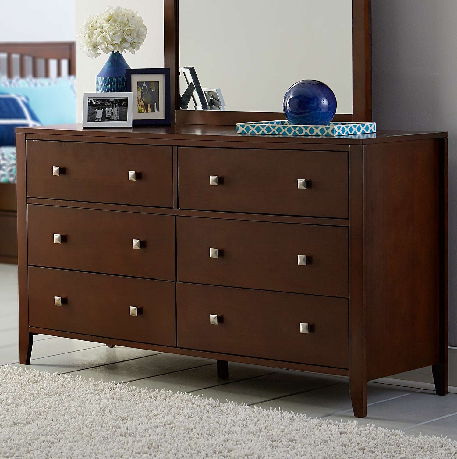 Ne Kids Pulse 6 Drawer Dresser Cherry 31500 Ne Kids Pulse 6 Drawer Dresser Cherry