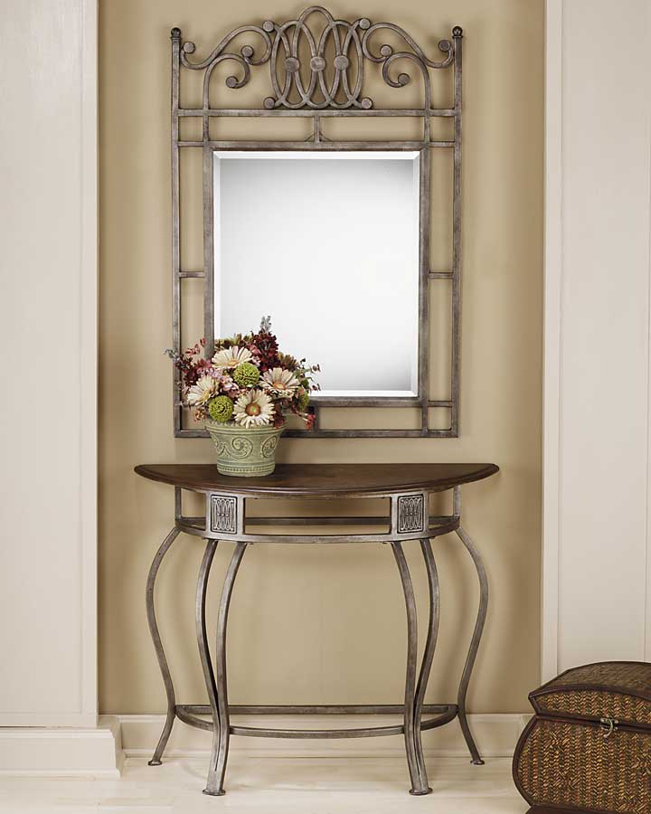 Hillsdale Montello Console Table with Wood Top