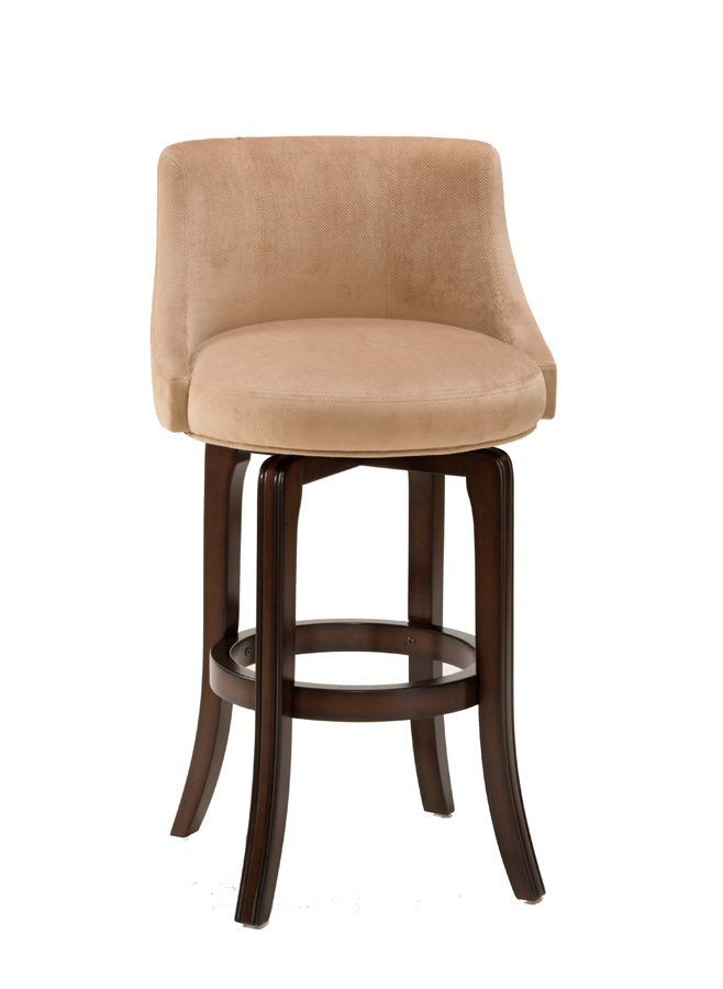 Hillsdale Napa Valley Swivel Bar Stool - Textured Khaki Fabric Hillsdale Napa Valley Swivel Bar Stool - Textured Khaki Fabric