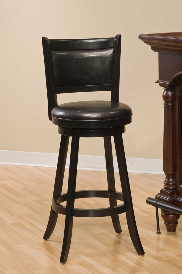 Hillsdale Dennery Swivel Counter Stool - Black Hillsdale Dennery Swivel Counter Stool - Black