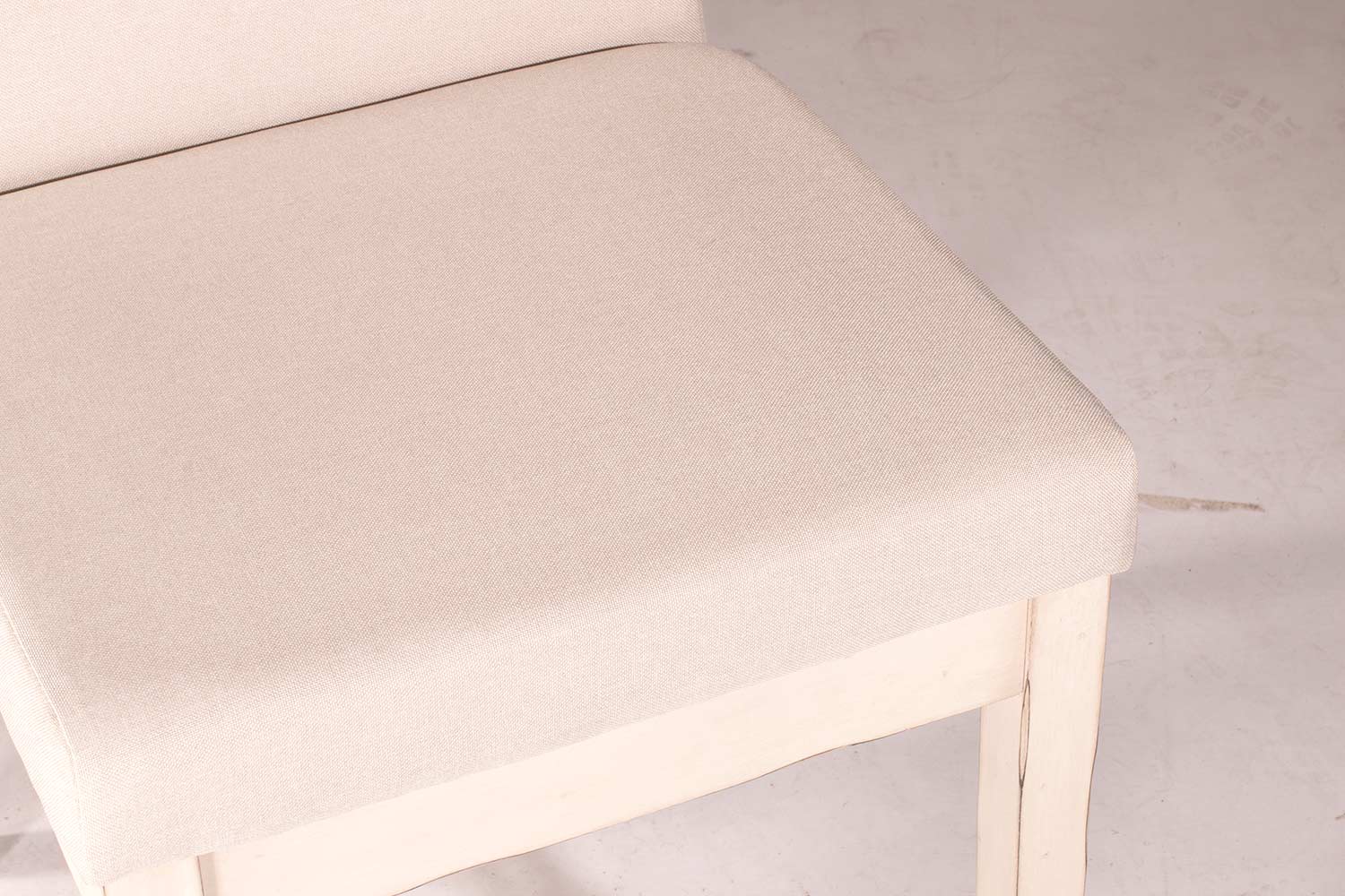 Hillsdale Clarion Dining Chair - Sea White - Fog Fabric
