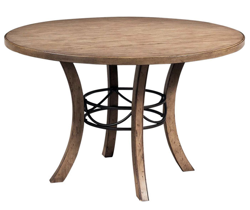 Hillsdale Charleston Round Dining Table With Wooden Base Hillsdale Charleston Round Dining Table With Wooden Base
