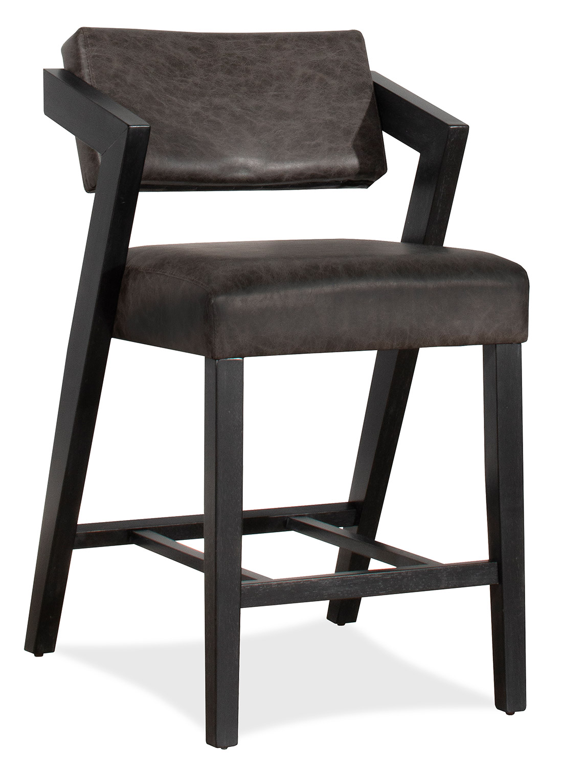 Hillsdale Snyder Stationary Counter Height Stool - Blackwash