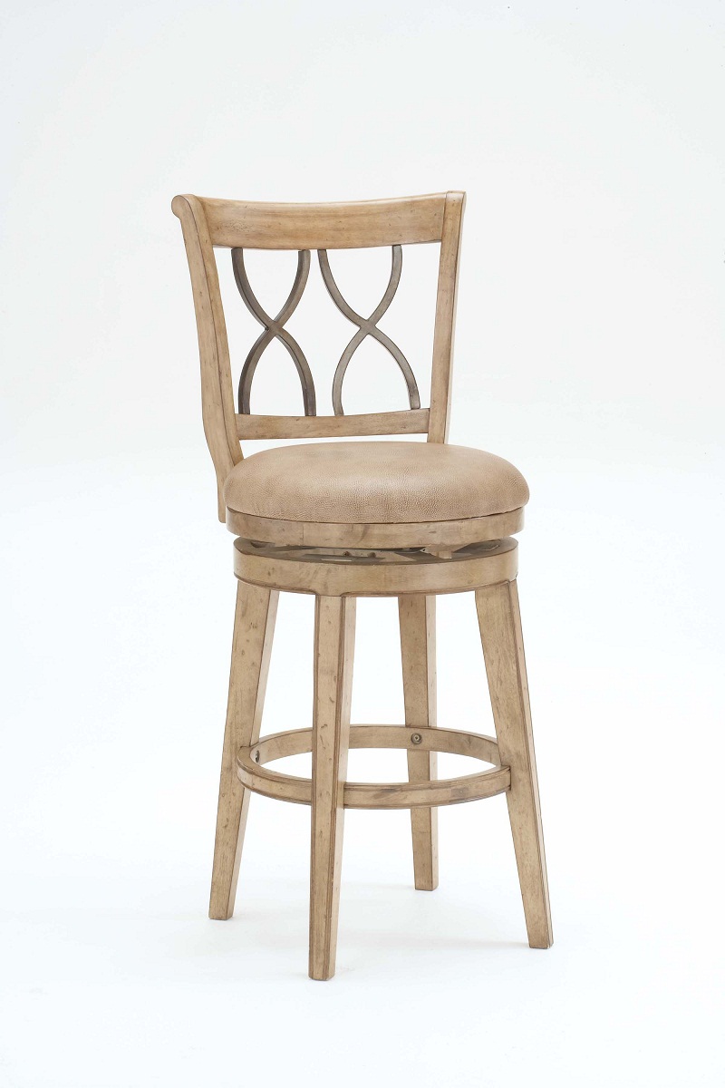 Hillsdale Reydon Swivel Counter Stool - White Wash Hillsdale Reydon Swivel Counter Stool - White Wash