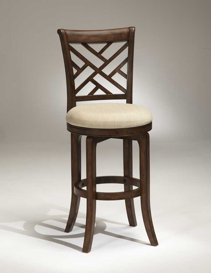 Hilale Garden Back Swivel Wood Bar Stool Dark Brown 4856 831 Hilale Garden Back Swivel Wood Bar Stool Dark Brown