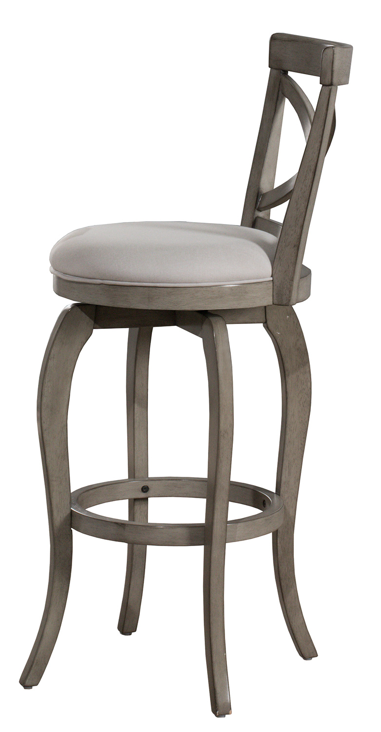 Hillsdale Ellendale Swivel Counter Height Stool - Aged Gray
