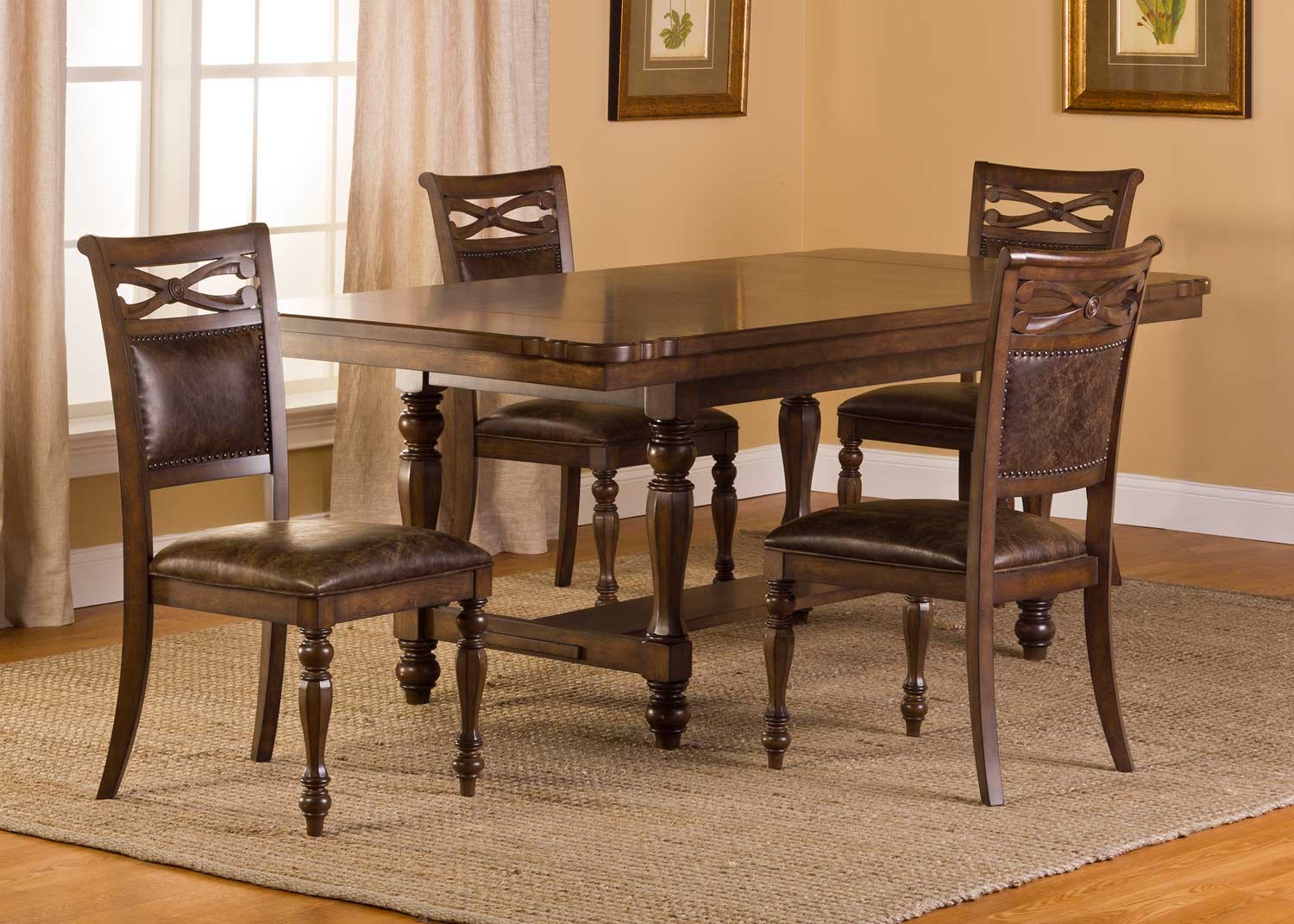 Hillsdale Seaton Springs 5 pc Dining Set - Weathered Walnut Hillsdale Seaton Springs 5 pc Dining Set - Weathered Walnut