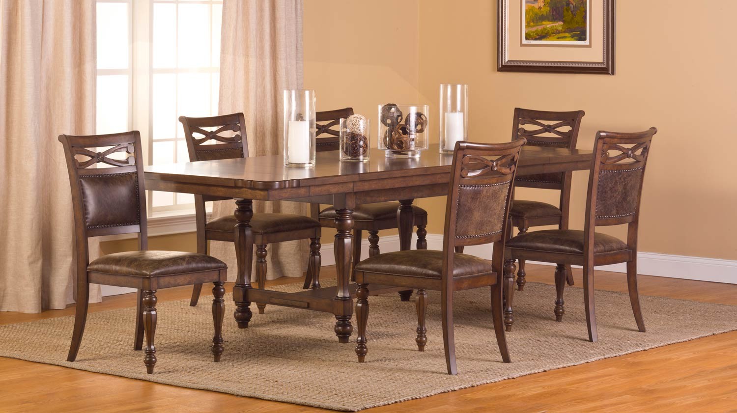 Hillsdale Seaton Springs 7 pc Dining Set - Weathered Walnut Hillsdale Seaton Springs 7 pc Dining Set - Weathered Walnut
