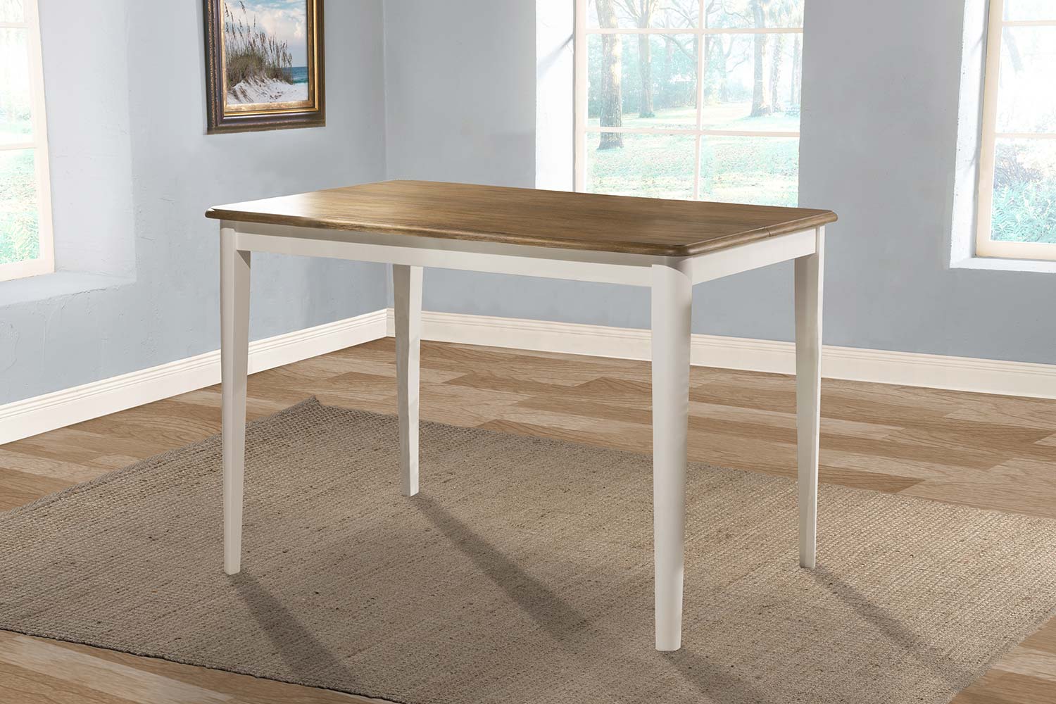 Hillsdale Bayberry Counter Height Extension Dining Table White Driftwood 5791 835 Hillsdalefurnituremart Com