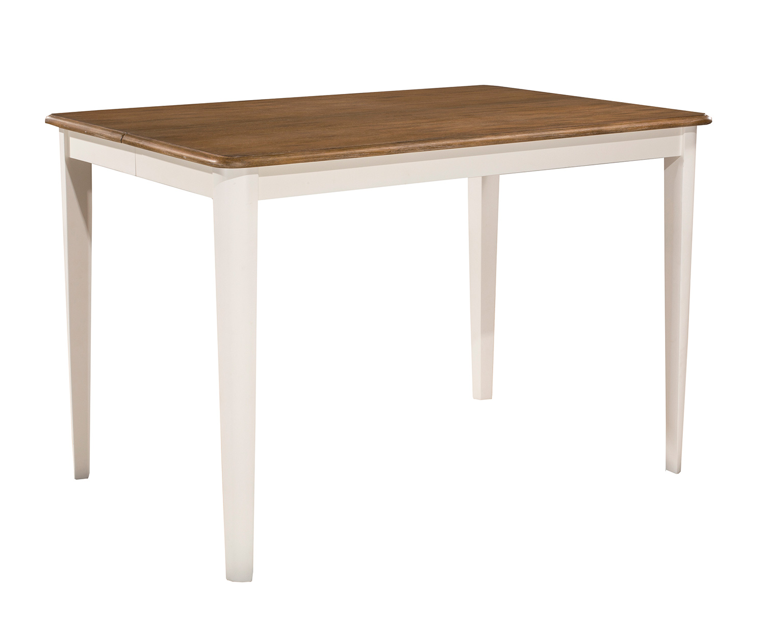 Hillsdale Bayberry Counter Height Extension Dining Table - White/Driftwood