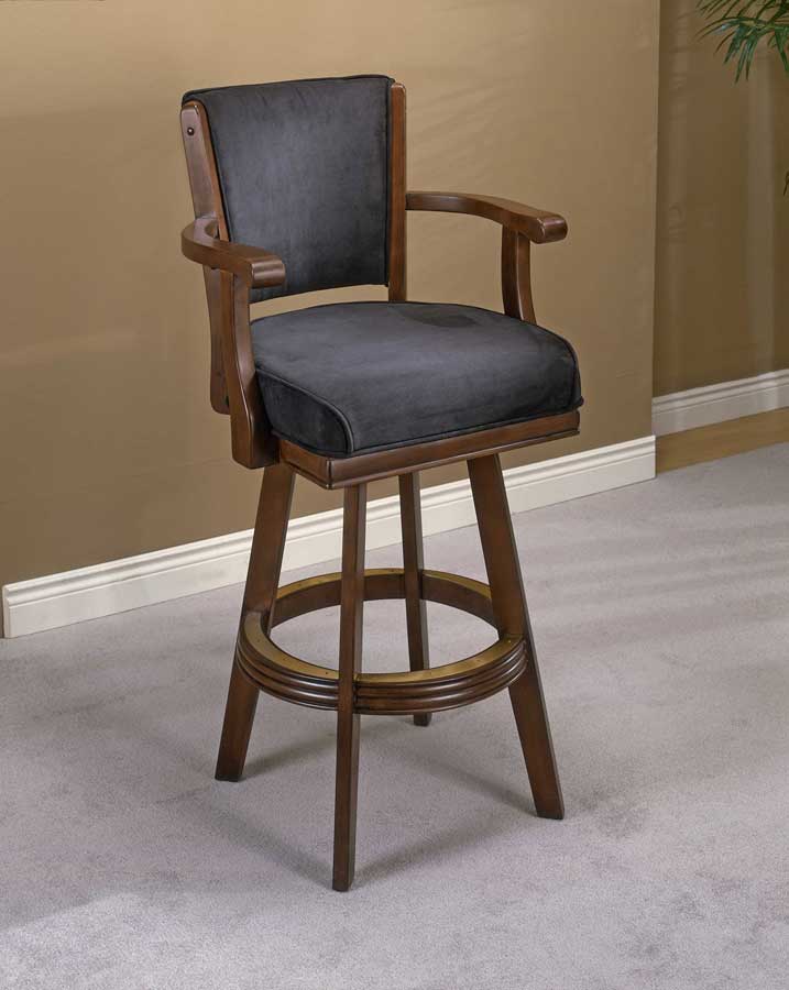 Hillsdale Classic Cherry Swivel Game Bar Stool 6254830