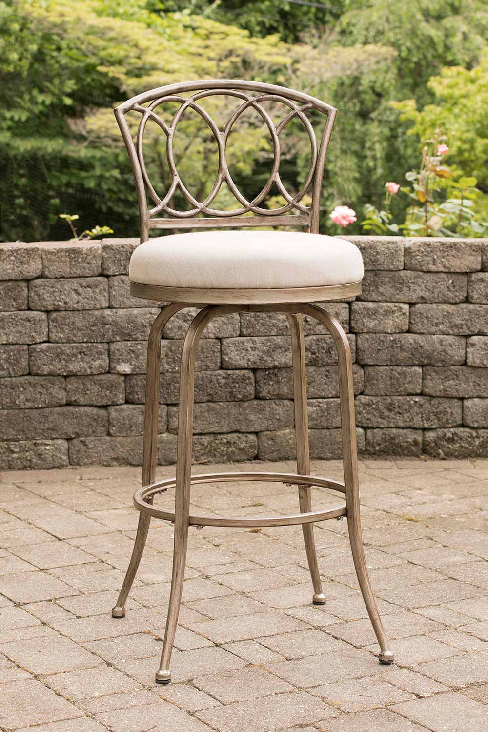 Hillsdale Corrina Indoor/Outdoor Swivel Bar Stool ...