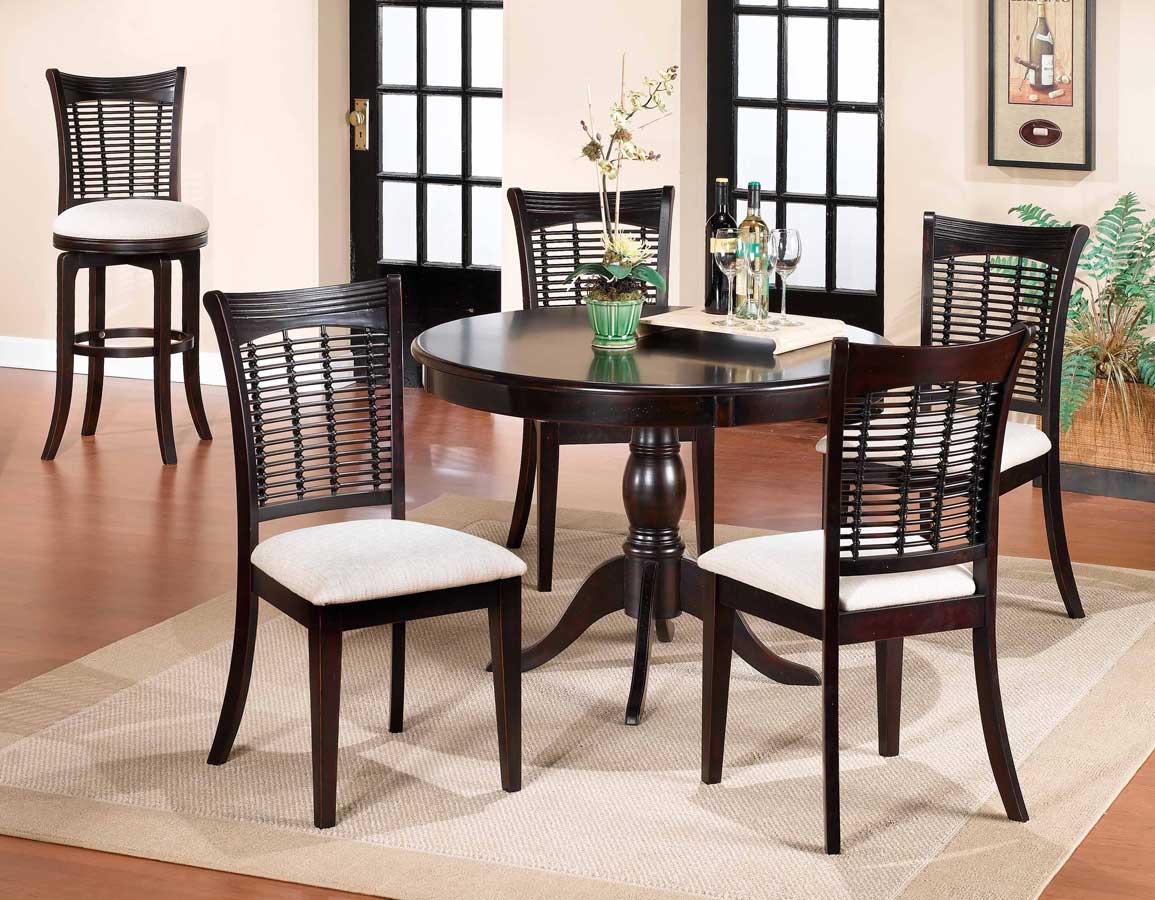 Hillsdale Bayberry Round Dining Collection - Dark Cherry Hillsdale Bayberry Round Dining Collection - Dark Cherry
