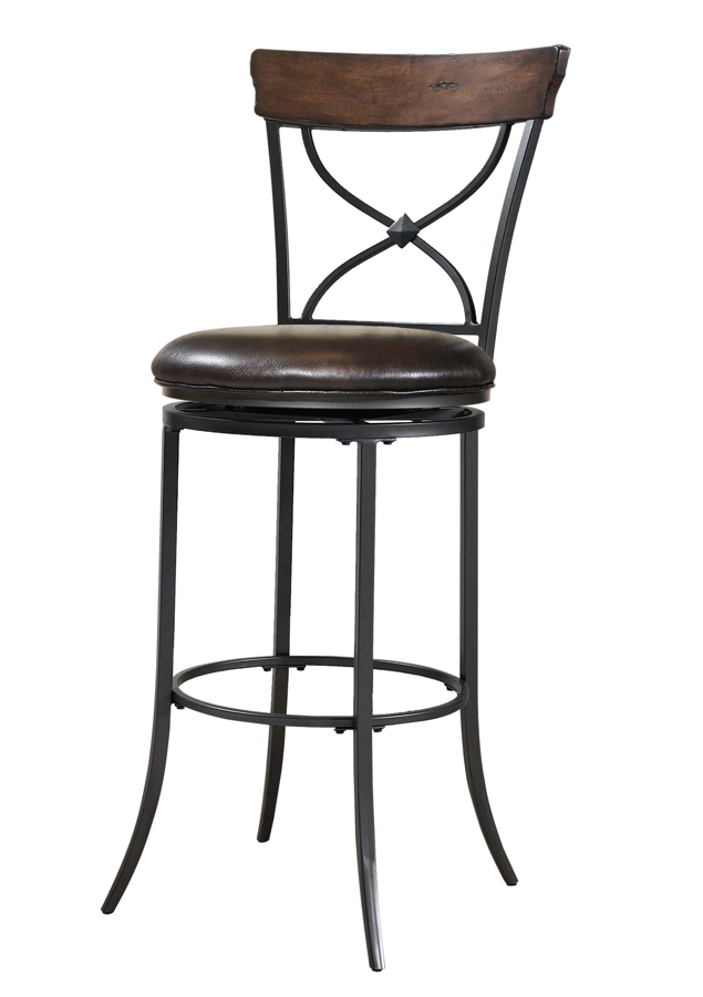 Hillsdale Cameron X-Back Swivel Counter Stool Hillsdale Cameron X-Back Swivel Counter Stool
