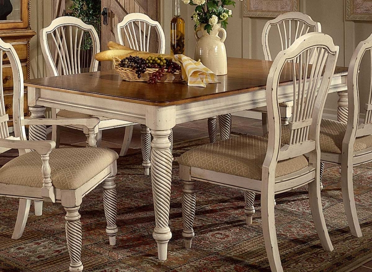 Hilale Wilshire Rectangular Dining Collection Antique
