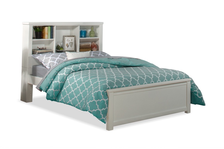 Highlands Bookcase Bed - White