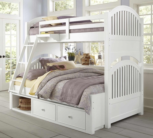 ne kids lake house loft bed with desk