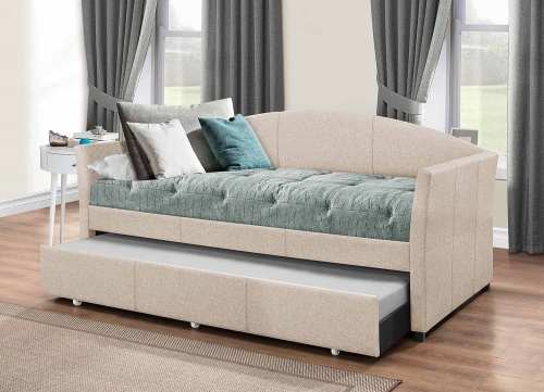 Westchester Daybed with Trundle - Fog Fabric