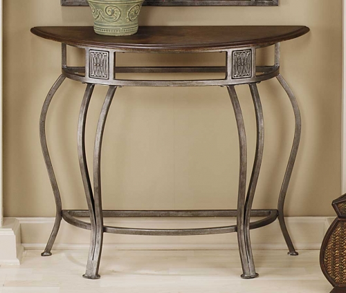 Montello Console Table with Wood Top