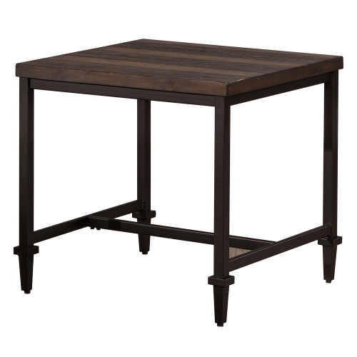 Trevino End Table - Walnut/Brown