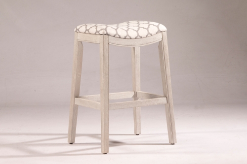 Sorella Wood Backless Counter Height Stool - White Wire Brush