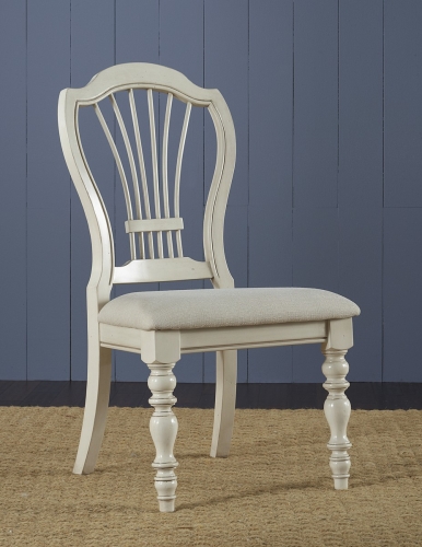 Pine Island Wheat Back Side Chair - Old White - Ivory