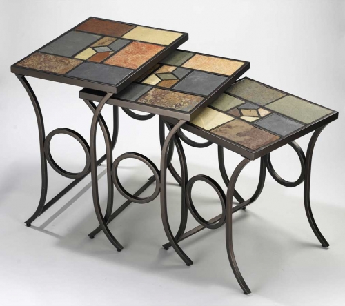 Pompei Nesting Tables - Set Of 3