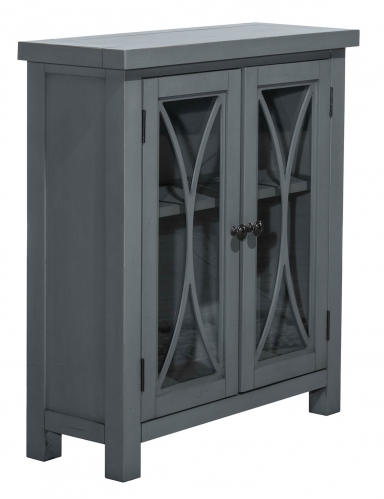 Bayside 2-Door Cabinet - Robin Blue