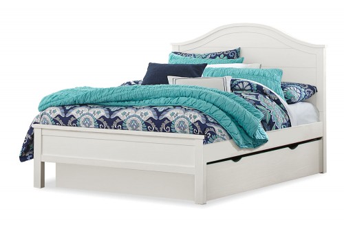 Highlands Bailey Arch Bed with Trundle - White